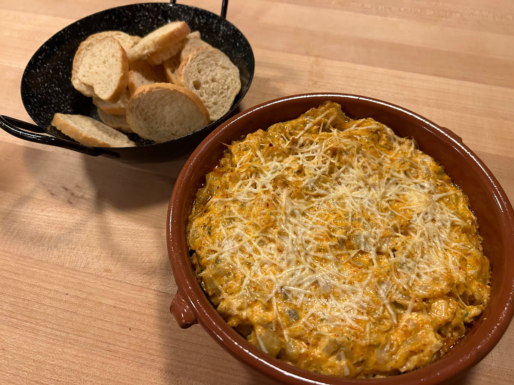 Boonville Boil Baked Artichoke Dip