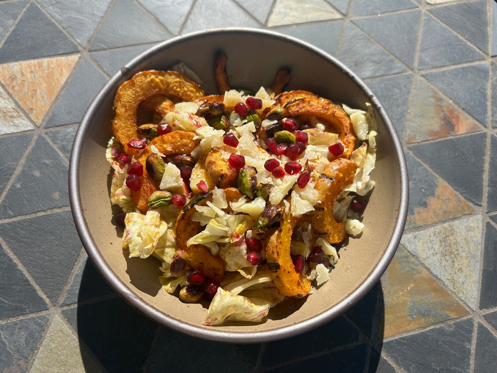 fall tepary bean salad