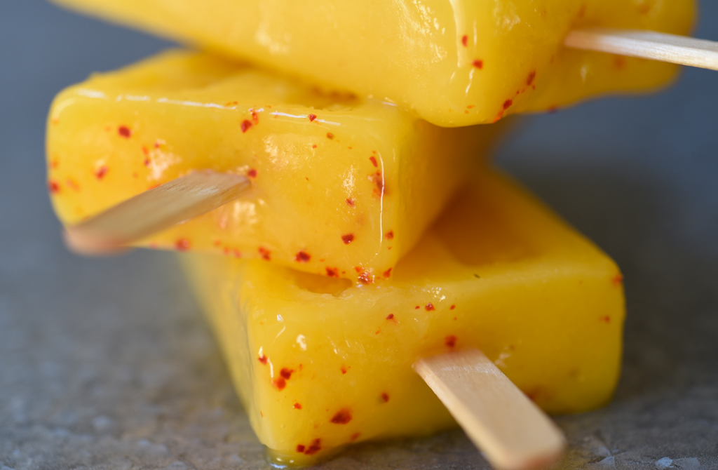 Mango Chile Ice Pops