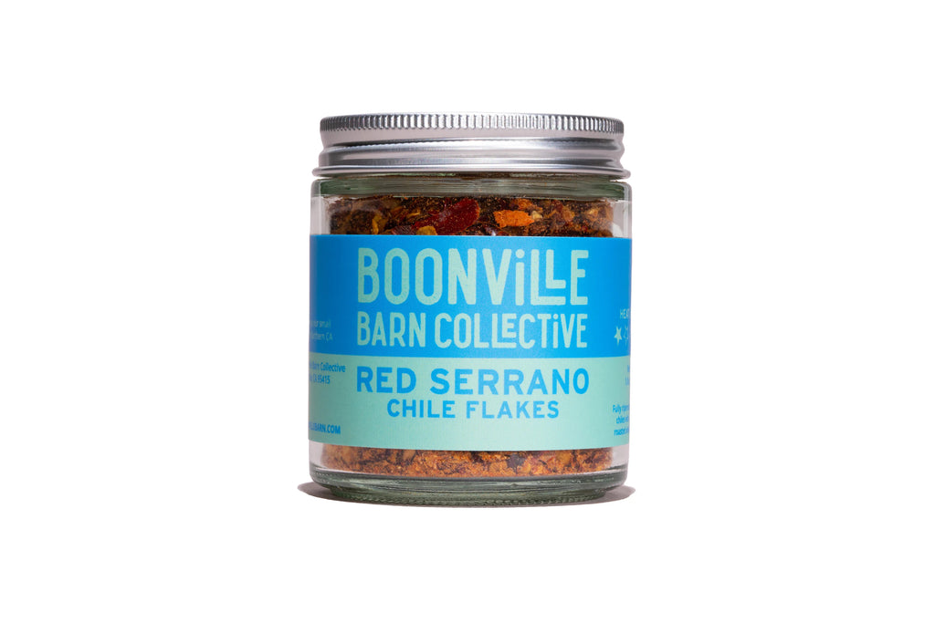 Red Serrano Chile Flakes - Boonville Barn Collective