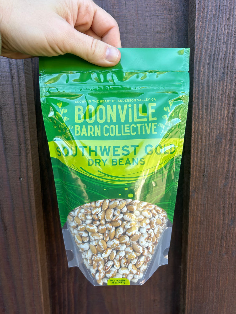 bag of southwest gold beans by boonville barn collective