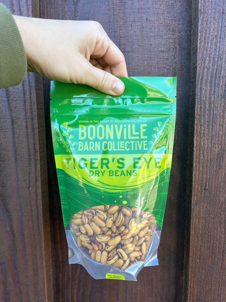 tigers eye dry beans in a bag