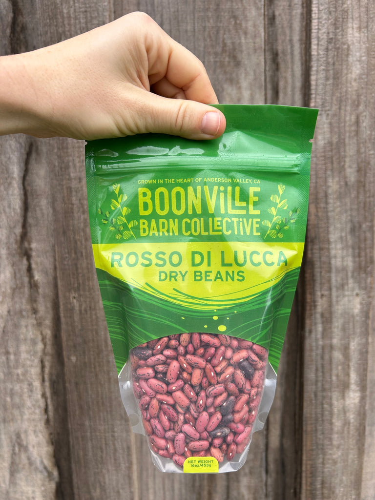 bag of rosso di lucca beans