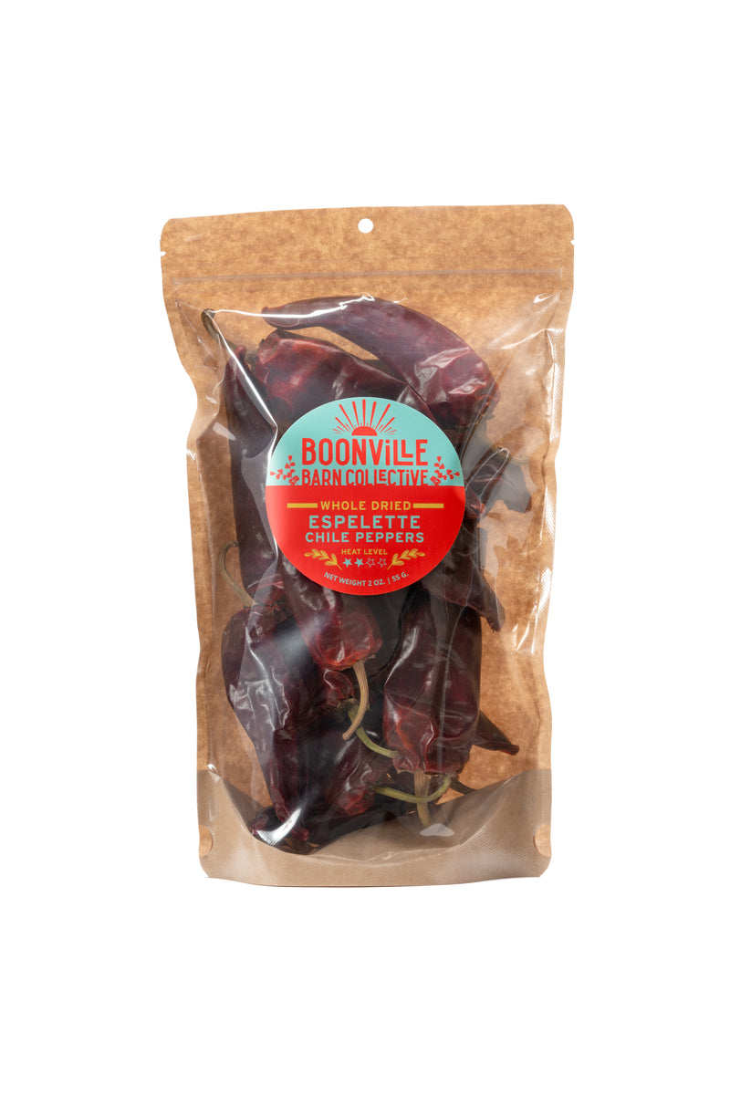 Whole Dried Espelette Chiles Boonville Barn Collective